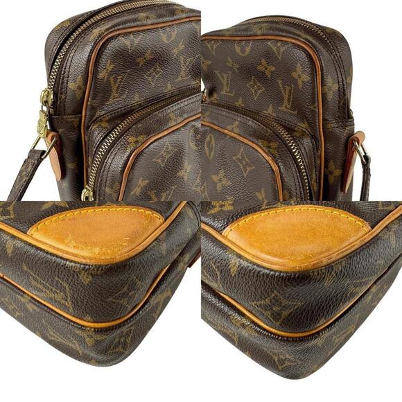 LOUIS VUITTON Brown Monogram Canvas Shoulder Bag - Picture 4 of 5